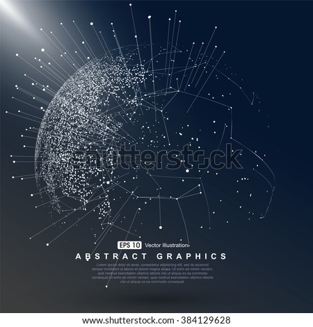 World map point, line, composition, representing the global, Global network connection,international meaning. - stock vector World map point, line, composition, representing the global, Global network connection,international meaning. - stock vector