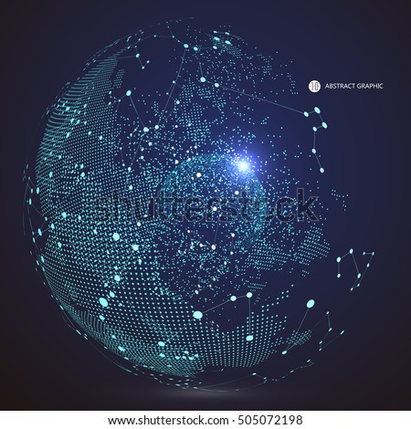 World map point, line, composition, representing the global, Global network connection,international meaning. World map point, line, composition, representing the global, Global network connection,international meaning.