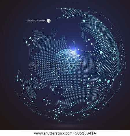 World map point, line, composition, representing the global, Global network connection,international meaning. World map point, line, composition, representing the global, Global network connection,international meaning.