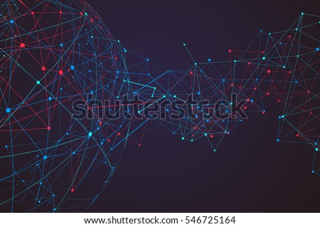 Internet connection, abstract sense of science and technology graphic design. Internet connection, abstract sense of science and technology graphic design.