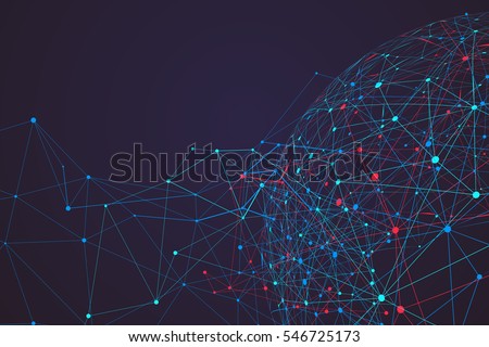Internet connection, abstract sense of science and technology graphic design. Internet connection, abstract sense of science and technology graphic design.