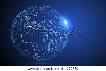 World map point, line, composition, representing the global, Global network connection,international meaning. World map point, line, composition, representing the global, Global network connection,international meaning.