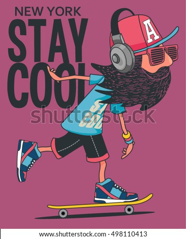 hipster, skater vector design hipster, skater vector design