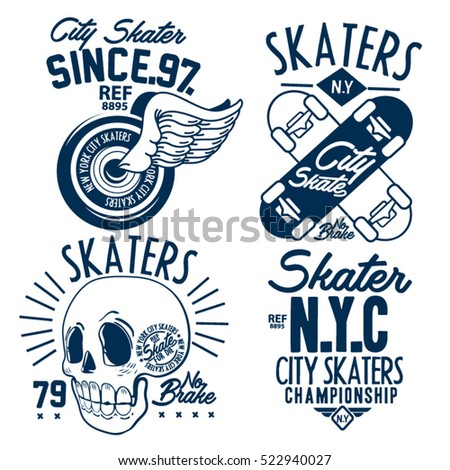 Skate board typography, t-shirt graphics, vectors Skate board typography, t-shirt graphics, vectors