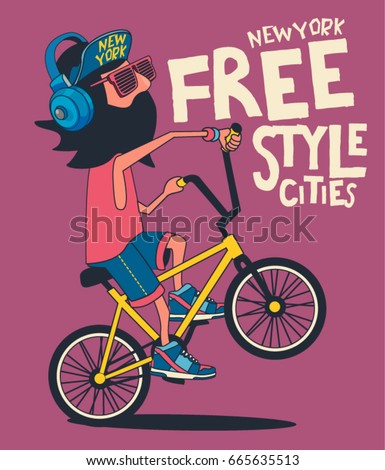 hipster, bicycle vector design hipster, bicycle vector design