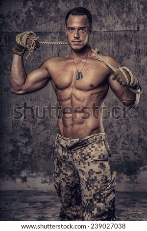 ᐈ Soldier pic stock photos, Royalty Free shirtless soldier 