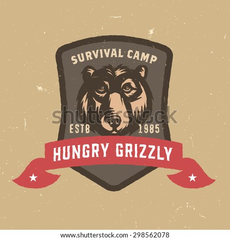Vintage camp t shirt design images