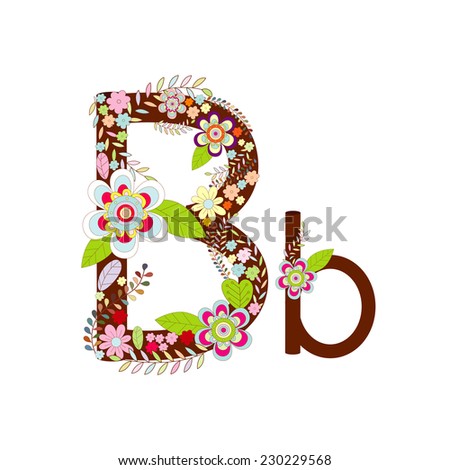 Letter B Made Of Flowers Stock Photos, Images, & Pictures | Shutterstock