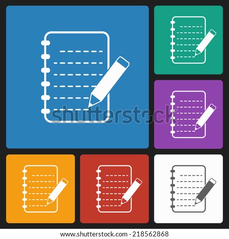 Notepad Icon Stock Photos, Images, & Pictures | Shutterstock