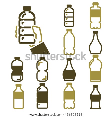 Perfume Bottles Vector Stock Vector 84340534 - Shutterstock