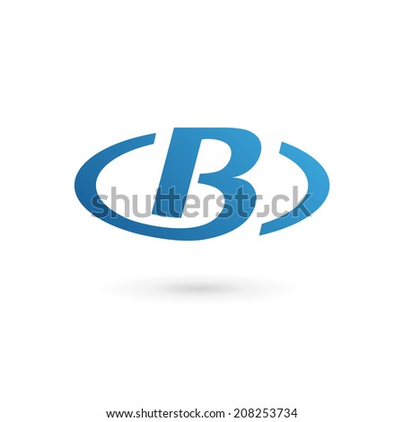 Letter B logo icon design template elements. Vector color sign ...