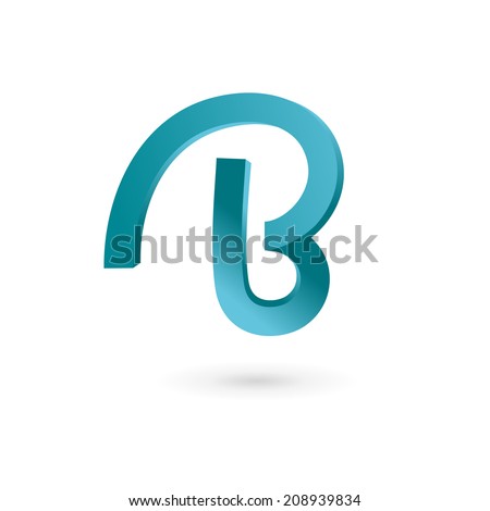 Letter B logo icon design template elements. Vector color sign ...