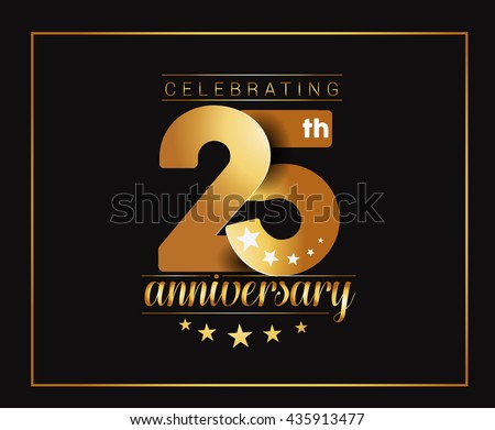 25th Years Anniversary Celebration Design. 25th Years Anniversary Celebration Design.