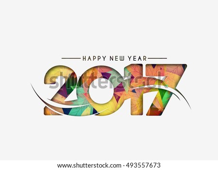 Happy new year 2017 Vector Design Background Happy new year 2017 Vector Design Background