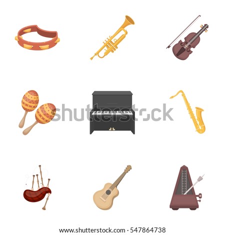Cartoon Musical Instrument Icon Stock Vector 67832236 - Shutterstock