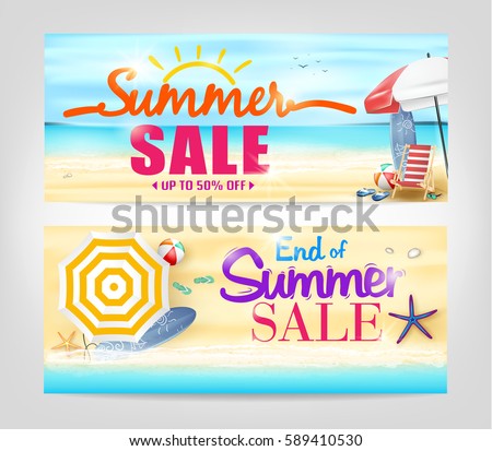 Summer Sale Banners on Isolated Background
Summer Sale Banners on Isolated Background