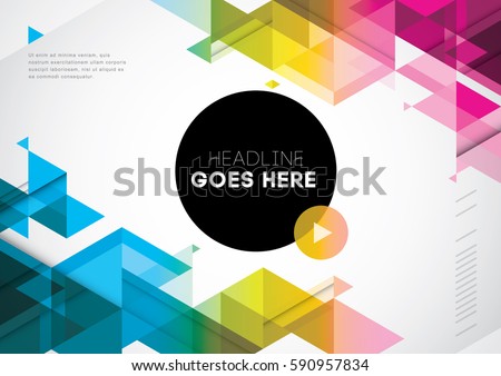 Vector of abstract geometric pattern and background Vector of abstract geometric pattern and background