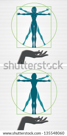 Vitruvian Woman Stock Photos, Images, & Pictures | Shutterstock