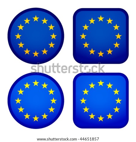 Set of flags of eu countries Stock Photos, Images, & Pictures