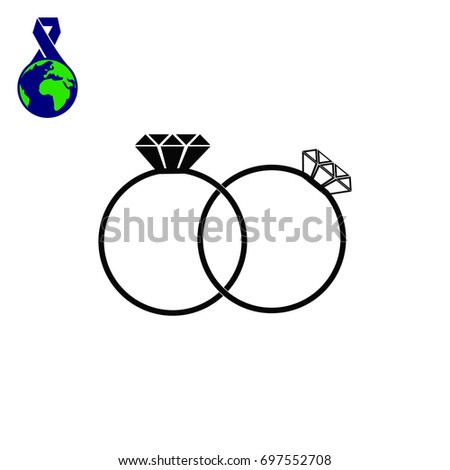 Sketch Pencil Wedding Rings Stock Vector 107261126 - Shutterstock