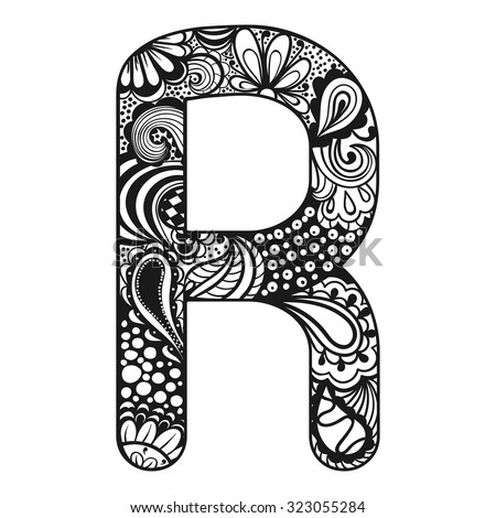 Image of abjad untuk doodle art
