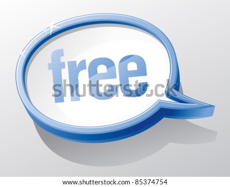 vector speech bubble free download