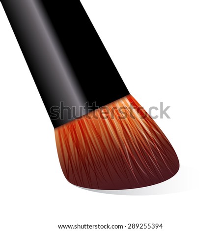 brush  makeup bristles Brush of cosmetic, brush, natural with transparent, makeup natural   bristles