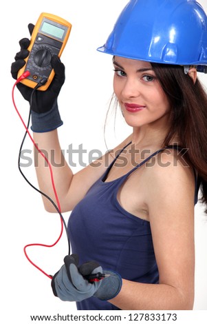 Sexy Electrician Stock Photo 127833173 - Shutterstock