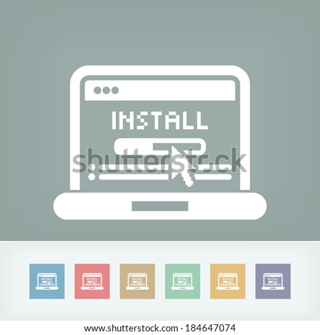 INSTALL ICON install icon: