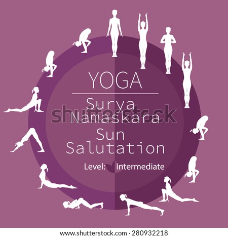 image hemorrhoids phrase Surya poses   includes yoga  Namaskara, yoga intermediate poses, the