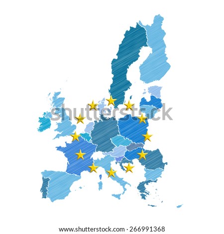 European Union Map Stock Photos, Images, & Pictures 