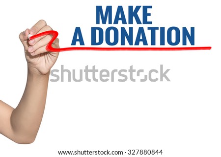 donation write word make poverty donate