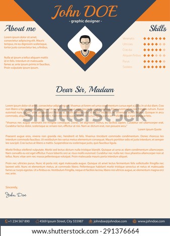 resume cover letter stock photos images pictures
