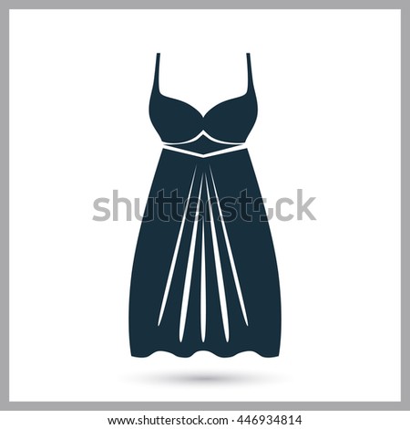 Black White Series Black Dress Vector Stock Vector 54387820 - Shutterstock