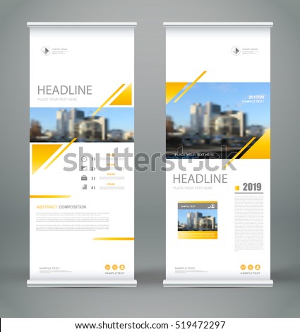 Abstract composition. White roll up brochure cover design. Info banner frame. Text font. Title sheet model set. Modern vector front page. City view brand flag. Triangle figures icon. Ad flyer fiber Abstract composition. White roll up brochure cover design. Info banner frame. Text font. Title sheet model set. Modern vector front page. City view brand flag. Triangle figures icon. Ad flyer fiber