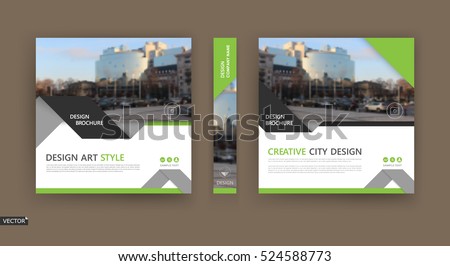 Abstract composition. White brochure cover design. Info banner frame. Text font. Title sheet model set. Modern vector front page. City view texture. Green triangle figures image icon. Ad flyer fiber Abstract composition. White brochure cover design. Info banner frame. Text font. Title sheet model set. Modern vector front page. City view texture. Green triangle figures image icon. Ad flyer fiber