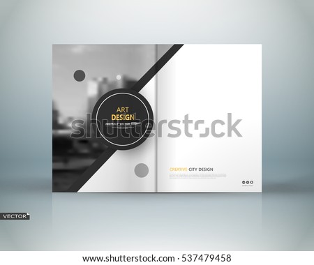 Abstract binder art. White a4 brochure cover design. Info banner frame. Black circle figure icon. Ad text font. Title sheet model set. Modern vector front page. City view texture. Elegant flyer fiber Abstract binder art. White a4 brochure cover design. Info banner frame. Black circle figure icon. Ad text font. Title sheet model set. Modern vector front page. City view texture. Elegant flyer fiber