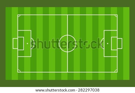 Vector Football Field Stock Vector 44731735 - Shutterstock