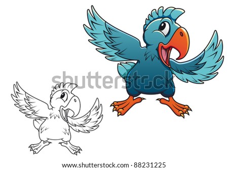 Parrot Cartoon Stock Photos, Images, & Pictures | Shutterstock