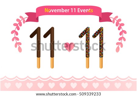 Assorted chocolate dipped biscuit sticks on white background