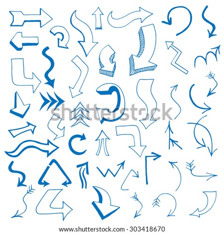 Hand Written Arrow Stock Photos, Images, & Pictures | Shutterstock