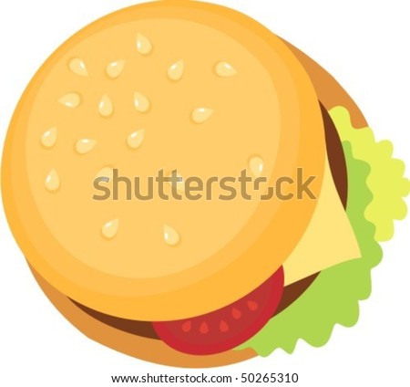 Hamburger Bun Stock Vectors & Vector Clip Art | Shutterstock