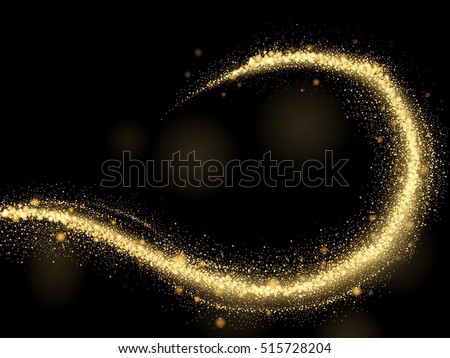 Gorgeous sparkling effects, glittering sequins or dust in the air, 3d illustration Gorgeous sparkling effects, glittering sequins or dust in the air, 3d illustration