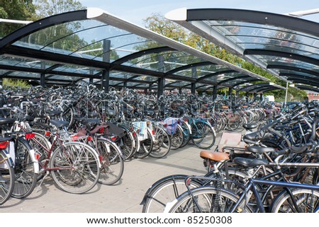 Bicycle parking Stock Photos, Images, &amp; Pictures | Shutterstock