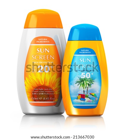 Spray Sunscreen Stock Photos, Images, & Pictures 