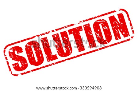 Problem Solved Red Stamp Text On Stock Vector 305364734 Shutterstock