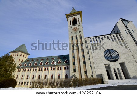  - stock-photo-saint-benedict-abbey-in-an-abbey-in-saint-benoit-du-lac-quebec-canada-and-was-founded-in-126252104