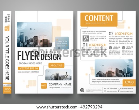 Brochure design template vector.Flyers report business magazine poster layout portfolio template.Abstract square in cover book portfolio presentation poster design.City design on A4 brochure layout. Brochure design template vector.Flyers report business magazine poster layout portfolio template.Abstract square in cover book portfolio presentation poster design.City design on A4 brochure layout.