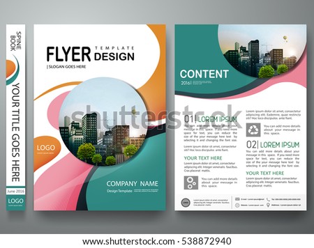 Brochure design template vector. Abstract circle cover book portfolio minimal presentation poster. City concept in A4 layout. Green flyers report business magazine. Brochure design template vector. Abstract circle cover book portfolio minimal presentation poster. City concept in A4 layout. Green flyers report business magazine.