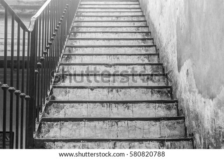 Commercial Steel Staircase Stairs Construction Metal Stock Photo